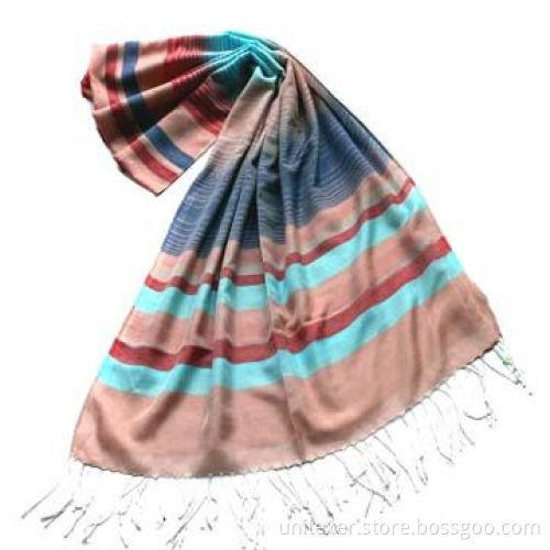 Polyester Woven Scarf, Fashionable Design, OEM Services are Provided